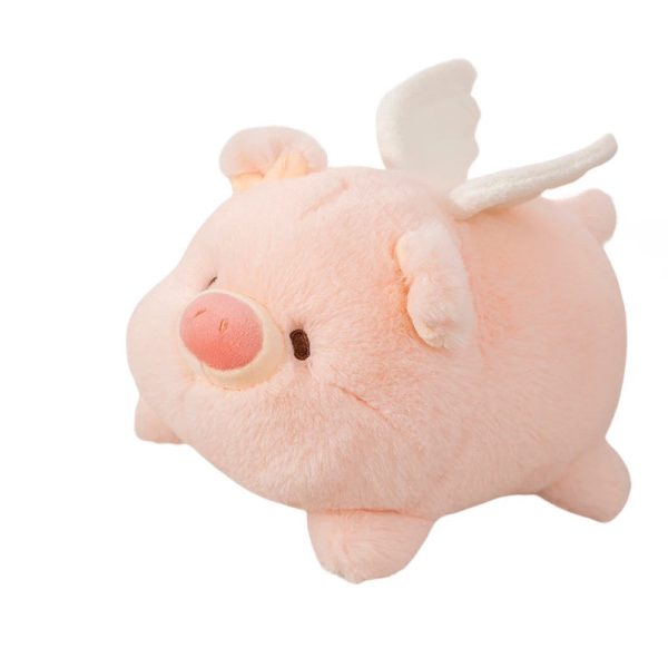Kawaii Flying Angel Pig Plush