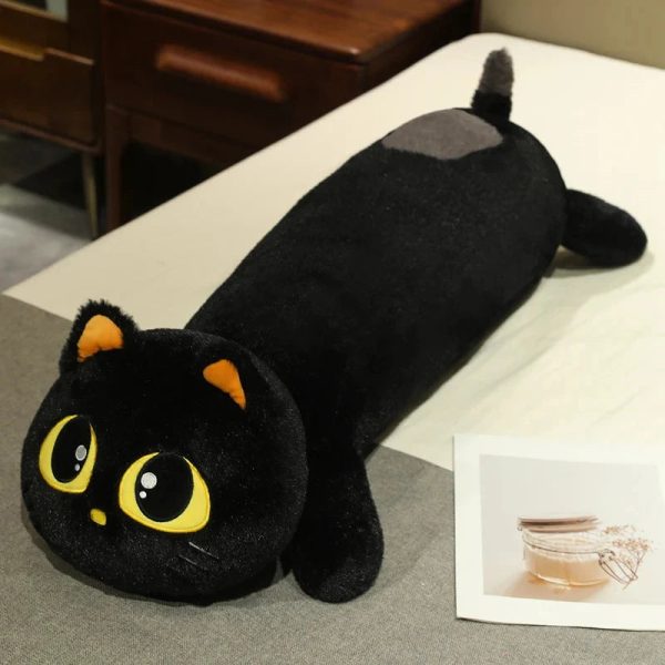 Kawaii Long Snuggly Cat Plush Family