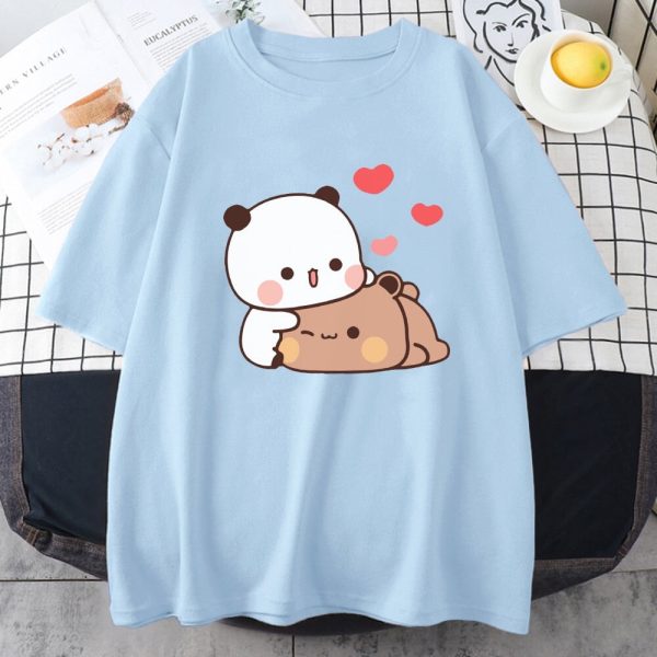 Kawaii Panda Bear Love Unisex Tee