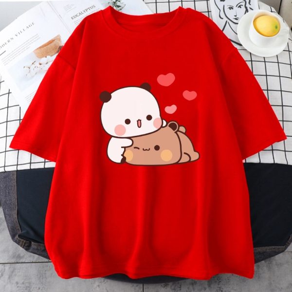 Kawaii Panda Bear Love Unisex Tee