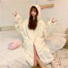Kawaii Pastel Dragon Plush Hoodie Blanket