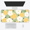 Kawaii Pastel Flowers Long Mouse Pad Collection