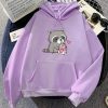 Kawaii Raccoon Drinking Strawberry Milk Unisex Hoodie