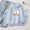 Kawaii Red Panda Couple Part-Cotton Hoodie