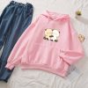 Kawaii Red Panda Couple Part-Cotton Hoodie