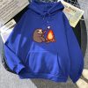 Kawaii Sloth Cooking Marshmallow Campfire Unisex Hoodie