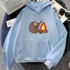 Kawaii Sloth Cooking Marshmallow Campfire Unisex Hoodie