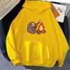 Kawaii Sloth Cooking Marshmallow Campfire Unisex Hoodie