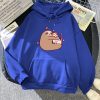 Kawaii Sloth Hugging Cat Unisex Hoodie