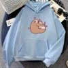Kawaii Sloth Hugging Cat Unisex Hoodie