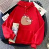 Kawaii Sloth Hugging Cat Unisex Hoodie
