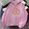 Kawaii Sloth Hugging Cat Unisex Hoodie
