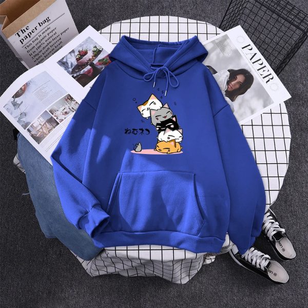 Kawaii Stacked Cats Unisex Hoodie
