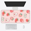 Kawaii Strawberry Long Mouse Pad Collection