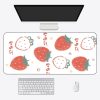 Kawaii Strawberry Long Mouse Pad Collection