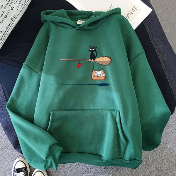 Kiki's Delivery Service Black Cat Unisex Hoodie