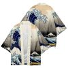 Kimono Japanese Great Wave and Mighty Koi