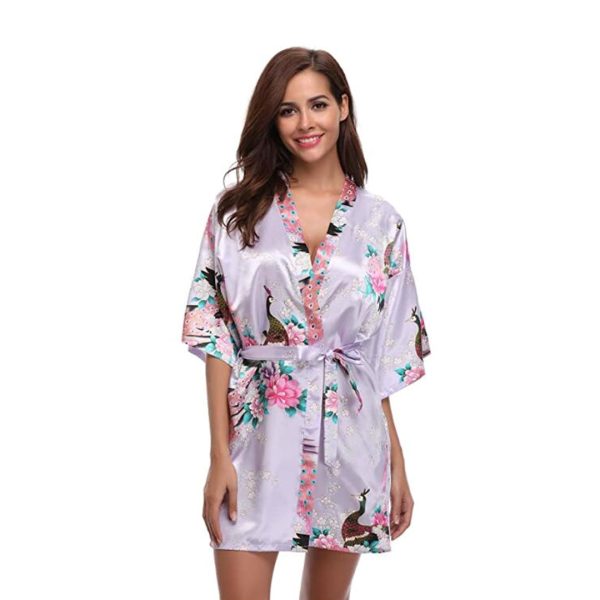 Kimono Short Robe Magnificent Peacock 2nd Collection