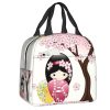 Kokeshi Doll Sakura Lunch Bag