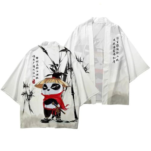 Kung Fu Panda Japanese-themed Bamboo Men's Kimono Set