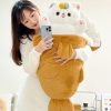 Large Kawaii Taiyaki Bone Carrot Animal Plushie Collection