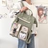 Large Pastel Waterproof Backpack Handbag