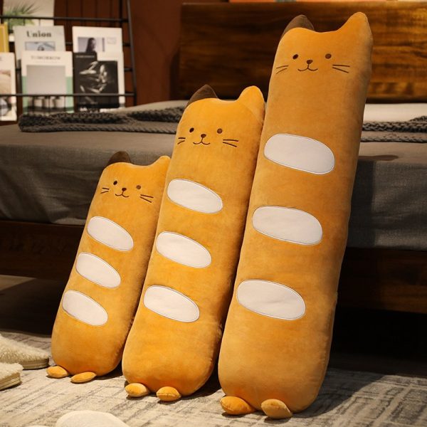 Long Baguette Cute Cat Bread Plushie Long Baguette Cute Cat Bread Plushie