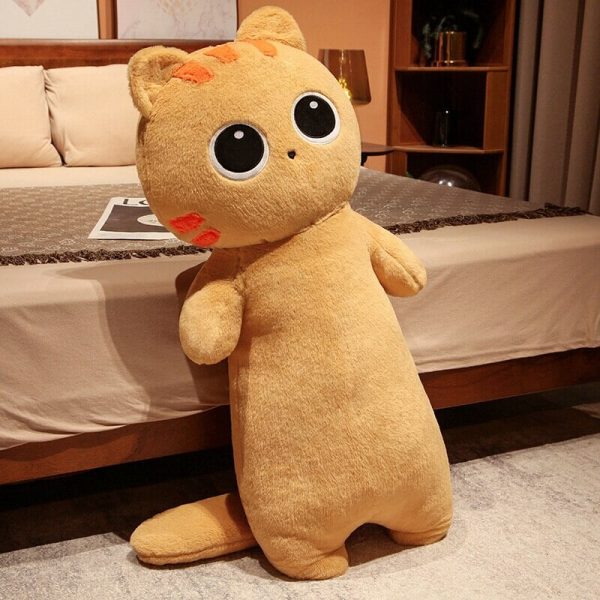 Long Fluffy Huge Cat Family Plushies