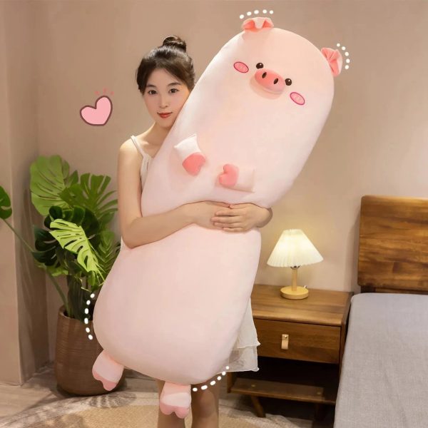 Long Snuggly Pig Plushies