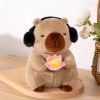Fluffy Capybara & Monkey Plushie Pals