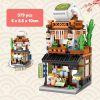 Micro Cute Japanese Stalls Building Sets