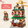 Micro Cute Japanese Stalls Building Sets