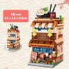 Micro Cute Japanese Stalls Building Sets