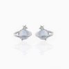 Mini Neptune Shooting Star Gold-Plated Stud Earring
