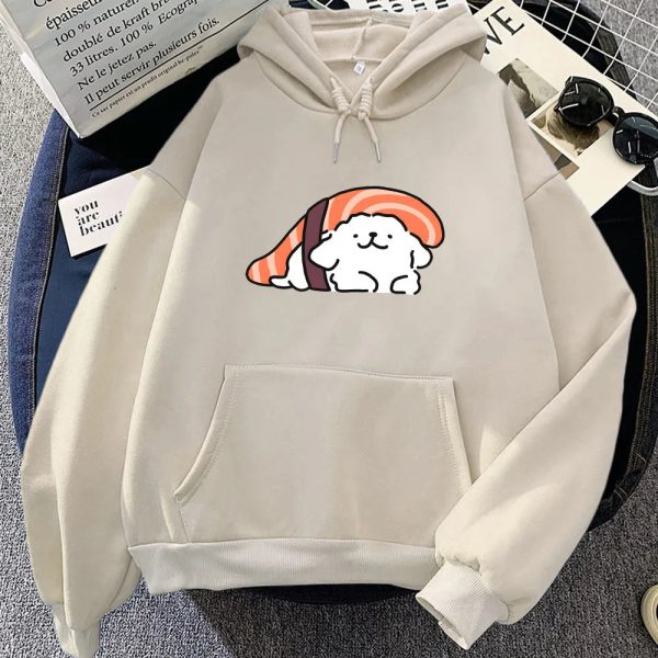 Nigiri Sushi Luckie the Dog Unisex Hoodie
