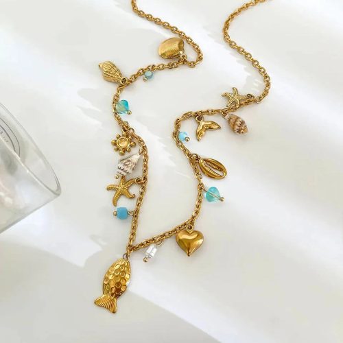 Ocean Treasure Charm Necklace