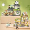 Panda and Brown Bear Tea Cafes Micro Building Set Collection Panda and Brown Bear Tea Cafes Micro Building Set Collection