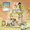 Panda and Brown Bear Tea Cafes Micro Building Set Collection Panda and Brown Bear Tea Cafes Micro Building Set Collection