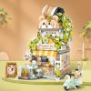 Panda and Brown Bear Tea Cafes Micro Building Set Collection Panda and Brown Bear Tea Cafes Micro Building Set Collection