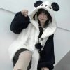 Panda Puff Hoodie Jacket