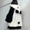 Panda Puff Hoodie Jacket