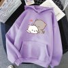 Pepper and Salt Cat Sharing Love Hoodie