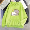 Pepper and Salt Cat Sharing Love Hoodie