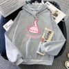 Pink Chilling Axolotl Unisex Hoodies