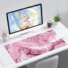 Pink Red Marble Abstract Art Large Mouse Pad Pink Red Marble Abstract Art Large Mouse Pad