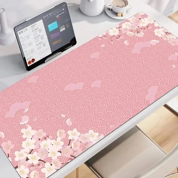 Pink Sakura Blossom Large Mouse Pad Pink Sakura Blossom Large Mouse Pad