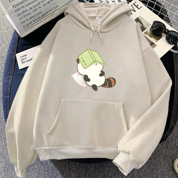 Raccoon Sleeping and Studying Unisex Hoodies