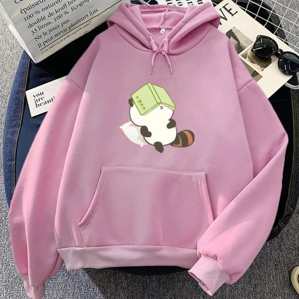 Raccoon Sleeping and Studying Unisex Hoodies