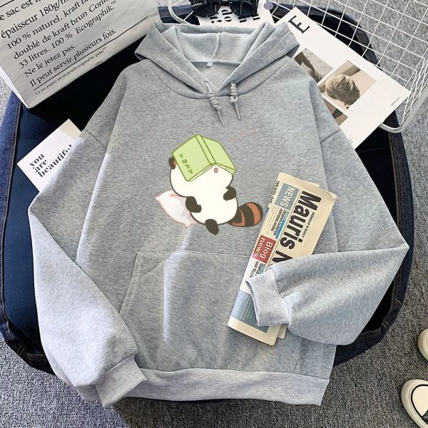 Raccoon Sleeping and Studying Unisex Hoodies