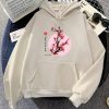 Red Sakura Branch Moon Unisex Hoodie
